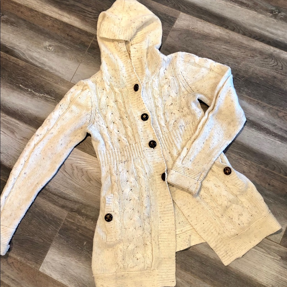 Oatmeal hooded sweater by Billabong